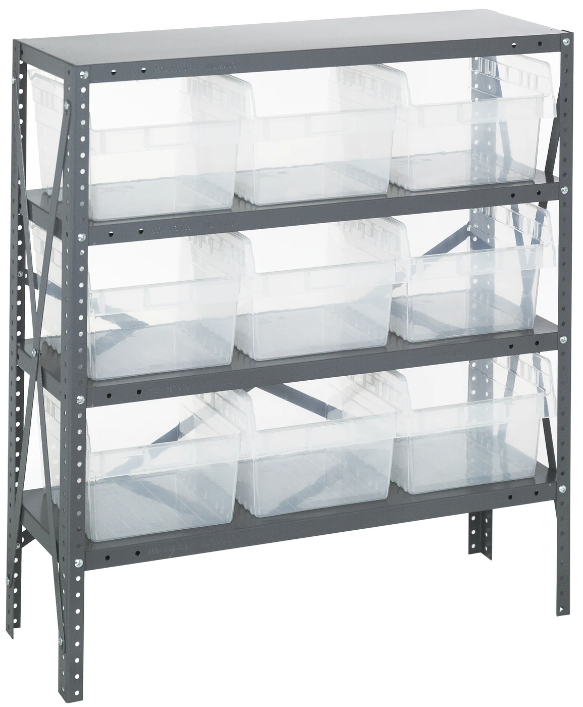 Quantum 1839-SB810CL Shelving Unit, 18"D x 36"L x 39"H, 400 lb capacity, Galvanized