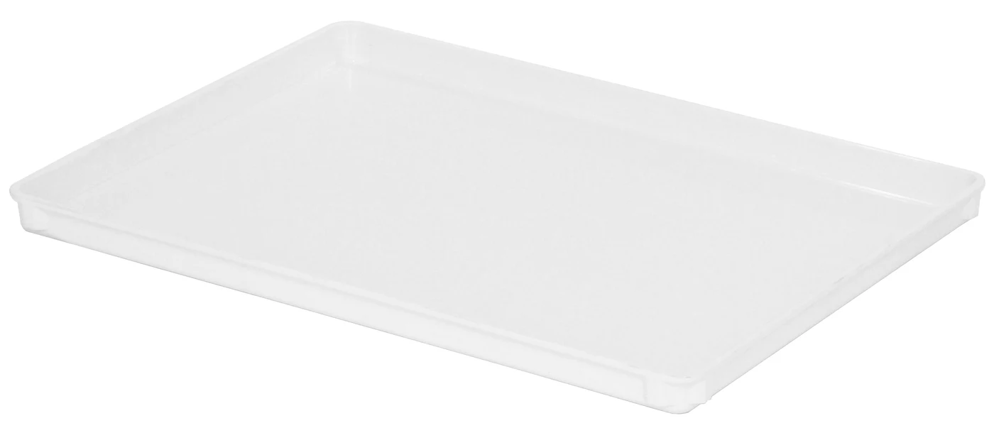 Quantum 2026TRWT Tray, 20"W x 26"L x 1-1/2"H, 200 lb capacity, White