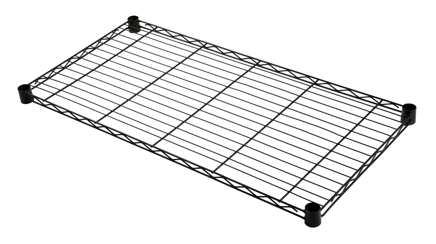 Quantum 2424BK Wire Shelf, 24"W x 24"D, 600-800 lb capacity, Black
