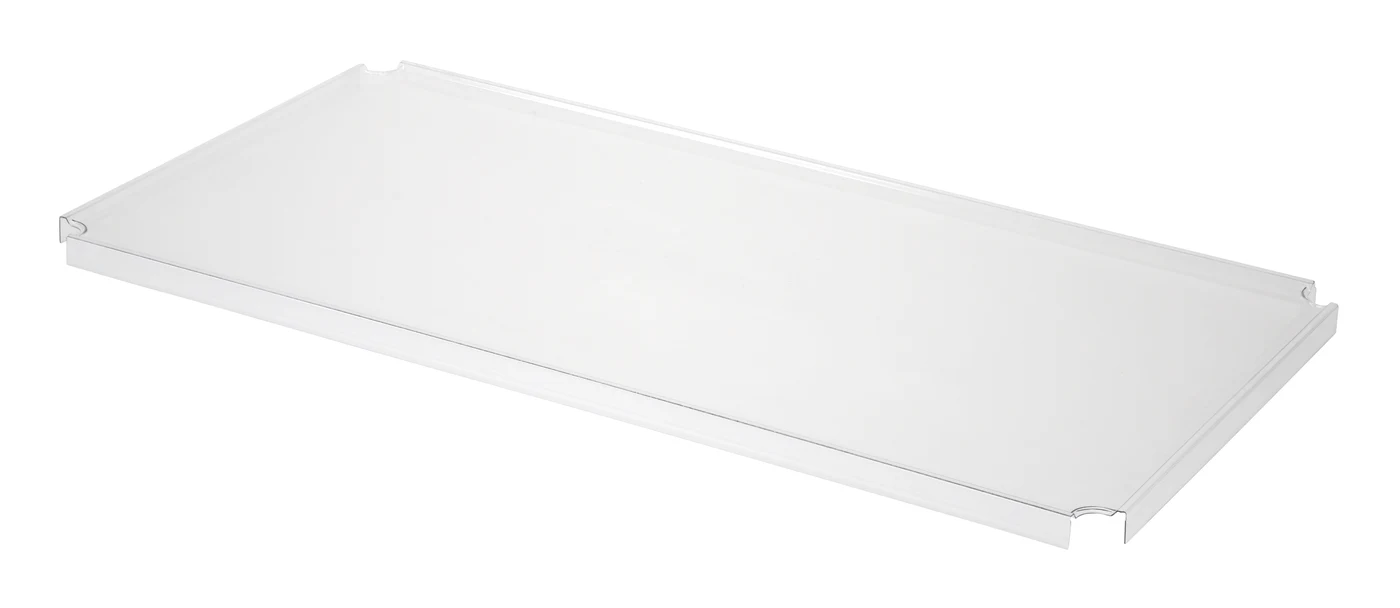 Quantum 1860COV Solid Shelf Cover, 60"W x 18"D, Clear