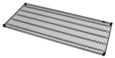 Quantum 2460BK Wire Shelf, 60"W x 24"D, 600-800 lb capacity, Black