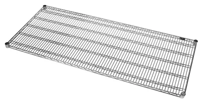 Quantum 2472CHD Wire Shelf, 72"W x 24"D, 1000 lb capacity, Chrome