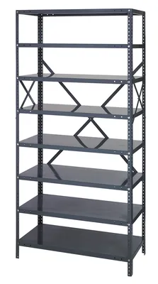 Quantum 75-1836-8 IRONMAN, 18"W x 36"L x 75"H, 400 lb capacity, Gray