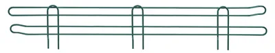 Quantum BL36P Back/Side Ledge, 36"W x 4"H, Green