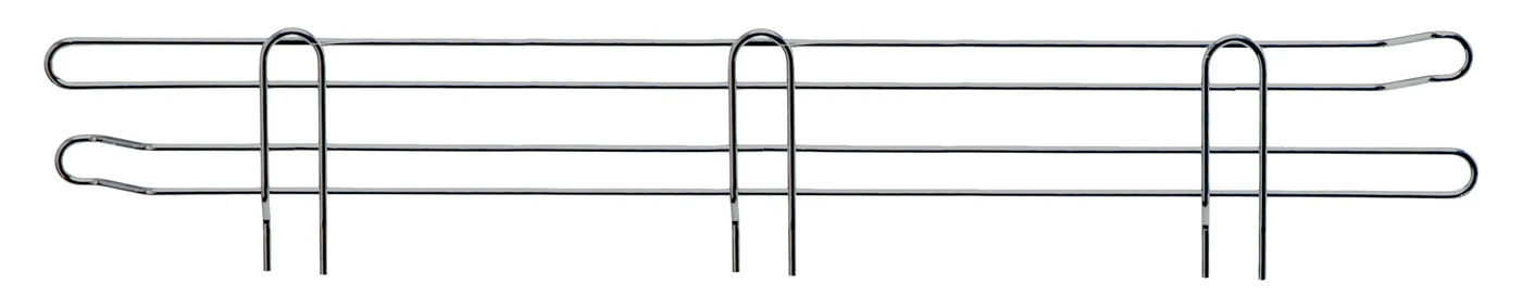 Quantum BL42S Back Ledge, 42"W x 4"H, Stainless