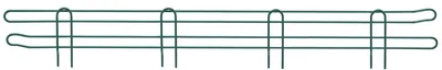 Quantum BL54P Back Ledge, 54"W x 4"H, Green