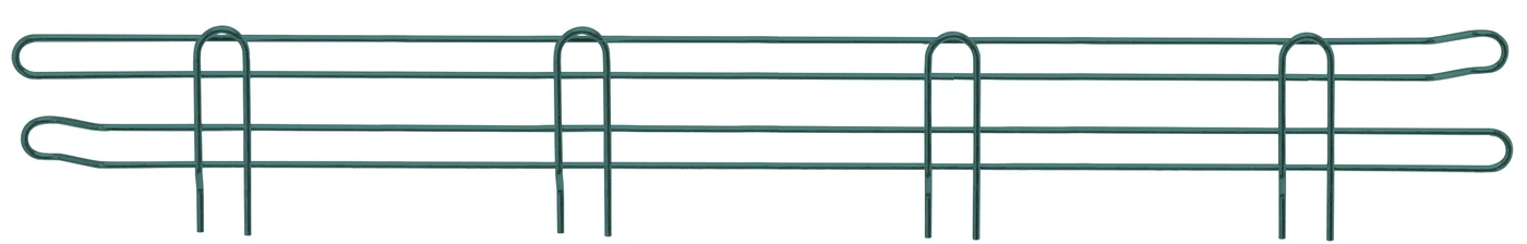 Quantum BL54P Back Ledge, 54"W x 4"H, Green