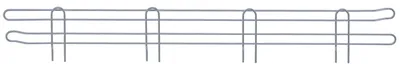 Quantum BL60GY Back Ledge, 60"W x 4"H, Gray