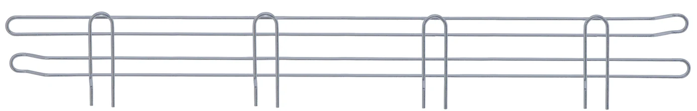 Quantum BL60GY Back Ledge, 60"W x 4"H, Gray