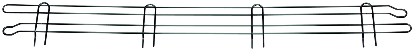 Quantum BL72BK Back Ledge, 72"W x 4"H, Black