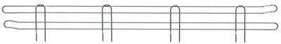 Quantum BL72S Back Ledge, 72"W x 4"H, Stainless
