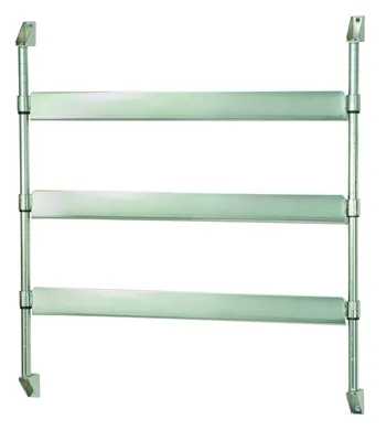 Quantum 30BH Bin Holder, Chrome — in use