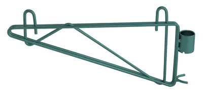 Quantum CB12P Cantilever Single Shelf Post Wall Mount, Green