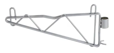 Quantum CB14 Cantilever Single Shelf Post Wall Mount, Chrome