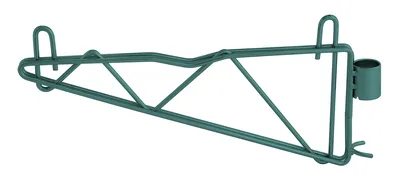 Quantum CB14P Cantilever Single Shelf Post Wall Mount, Green