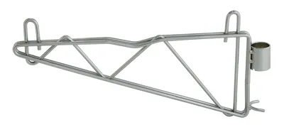 Quantum CB14S Cantilever Single Shelf Post Wall Mount, Stainless