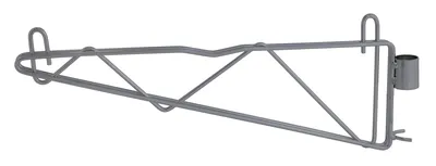 Quantum CB18GY Cantilever Single Shelf Post Wall Mount, Gray