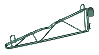 Quantum CB18P Cantilever Single Shelf Post Wall Mount, Green