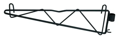 Quantum CB21BK Cantilever Single Shelf Post Wall Mount, Black