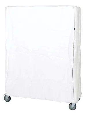Quantum CC184863WNV Wire Cart Cover, 18"D x 48"W x 63"H, White