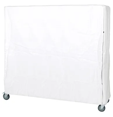 Quantum CC247274WNZ Wire Cart Cover, 24"D x 72"W x 74"H, Clear