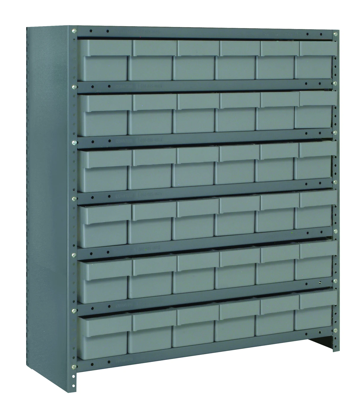 Quantum CL1239-601701GY Closed Shelving Unit, 12"D x 36"L x 39"H, 400 lb capacity, Galvannized