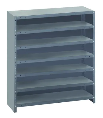 Quantum CL1839-000 Closed Shelving Unit, 18"D x 36"L x 39"H, 400 lb capacity, Galvannized