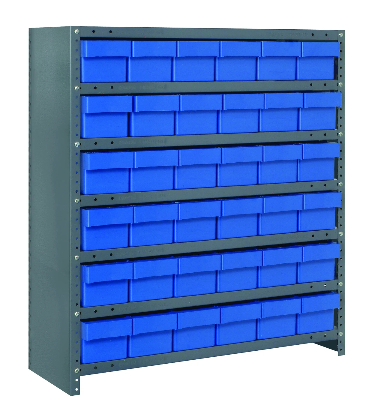 Quantum CL1839-602BL Closed Shelving Unit, 18"D x 36"L x 39"H, 400 lb capacity, Galvannized