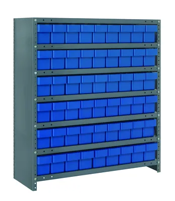 Quantum CL1839-604BL Shelving Unit, 18"D x 36"L x 39"H, 400 lb capacity, Galvannized