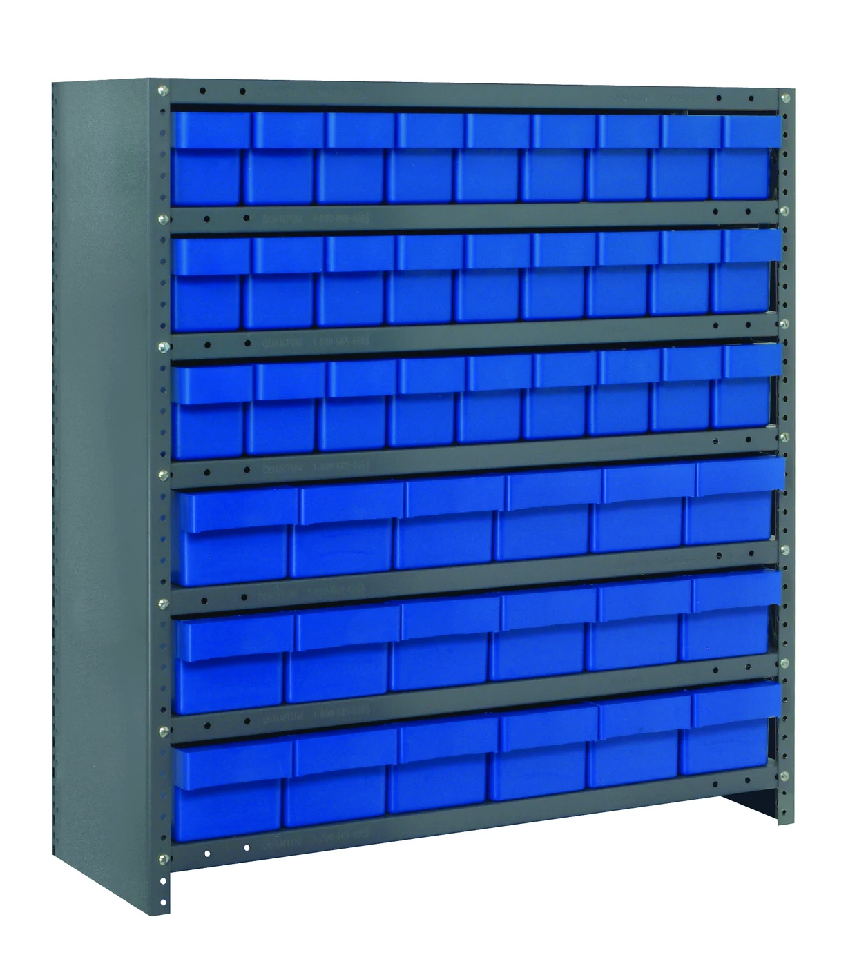Quantum CL1839-624BL Closed Shelving Unit, 18"D x 36"L x 39"H, 400 lb capacity, Galvannized