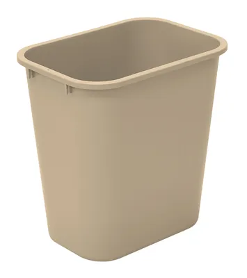 Quantum COF-07BG Crusader Office Container, 15"L x 14.67"W x 10.59"H, 7 gal. capacity, Beige