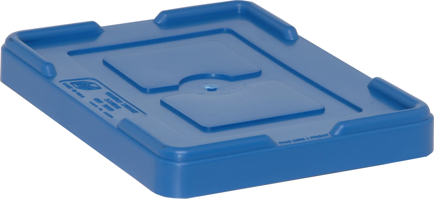 Quantum COV91000BLCS Lid Cover for Use with DG91025, Blue, Case of 10