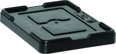 Quantum COV91000COCS Conductive Lid Cover, Black, Case of 10
