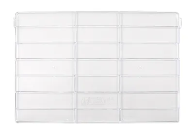 Quantum CRDUS270CL Cross Divider, Clear, Pack of 6