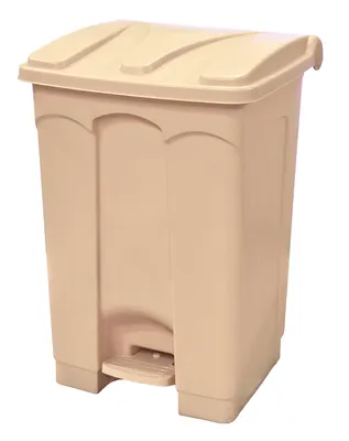 Quantum CSO-12BG Step-On Container, 12 Gal. capacity, Beige