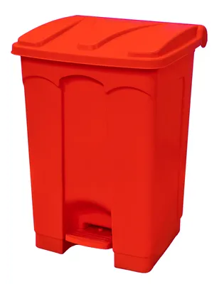 Quantum CSO-12RD Step-On Container, 12 Gal. capacity, Red