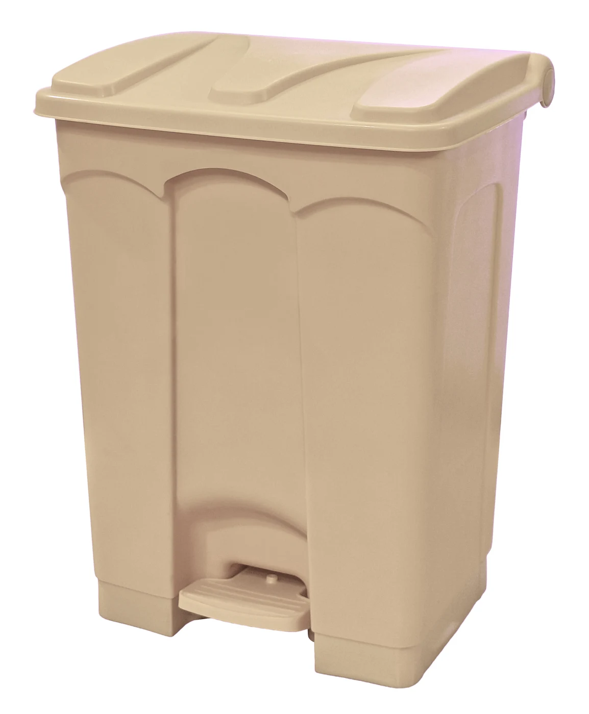 Quantum CSO-18BG Step-On Container, 18 Gal. capacity, Beige
