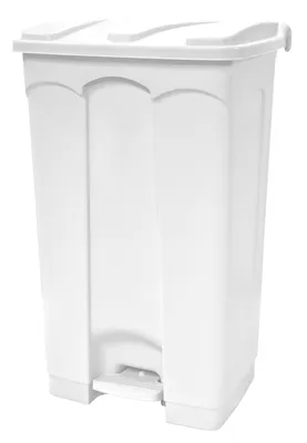 Quantum CSO-23WT Step-On Container, 23 Gal. capacity, White