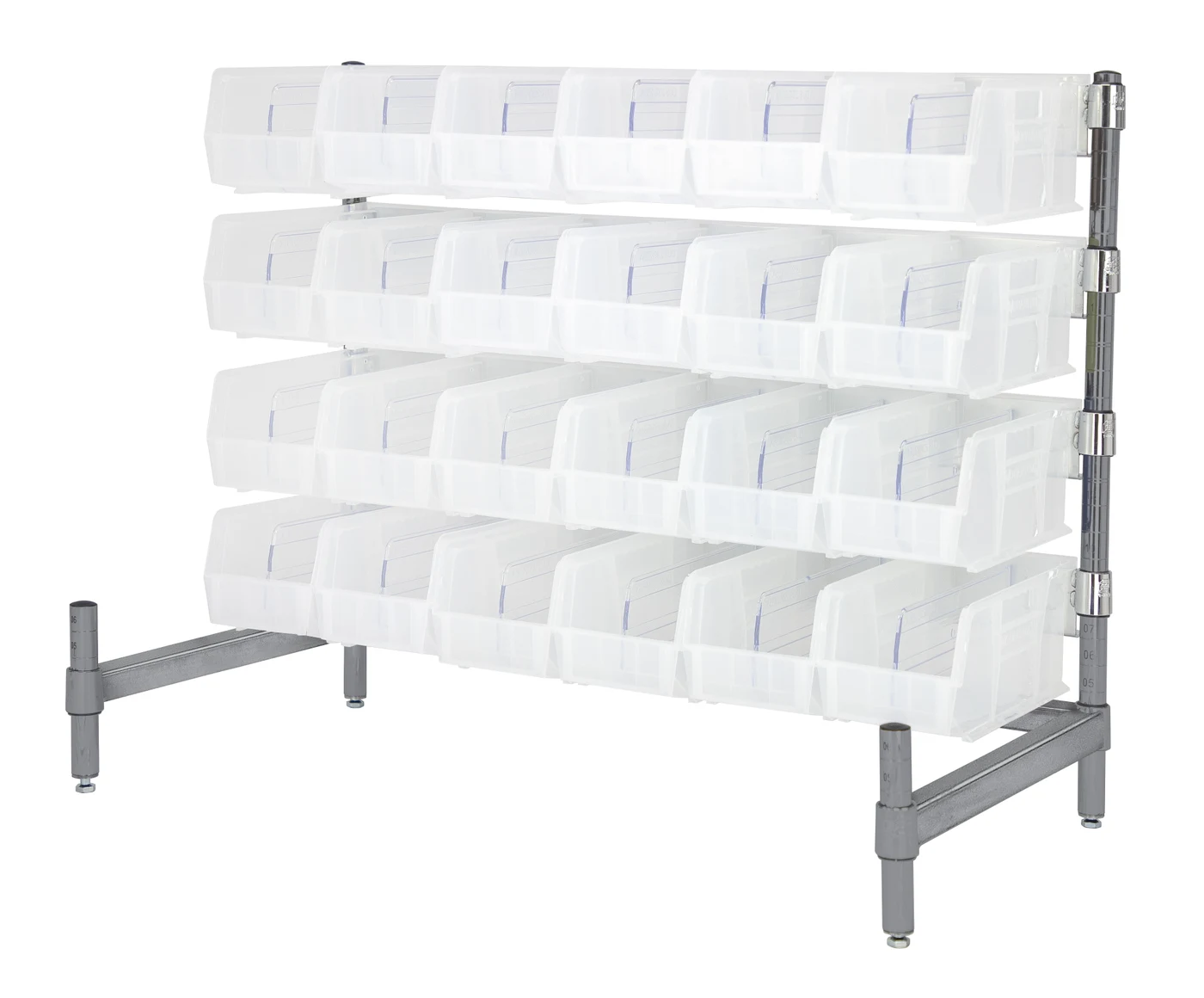 Quantum CT27-1836GY-230CL Wire Countertop Organizer, 18"W x 36"D x 27"H, Gray