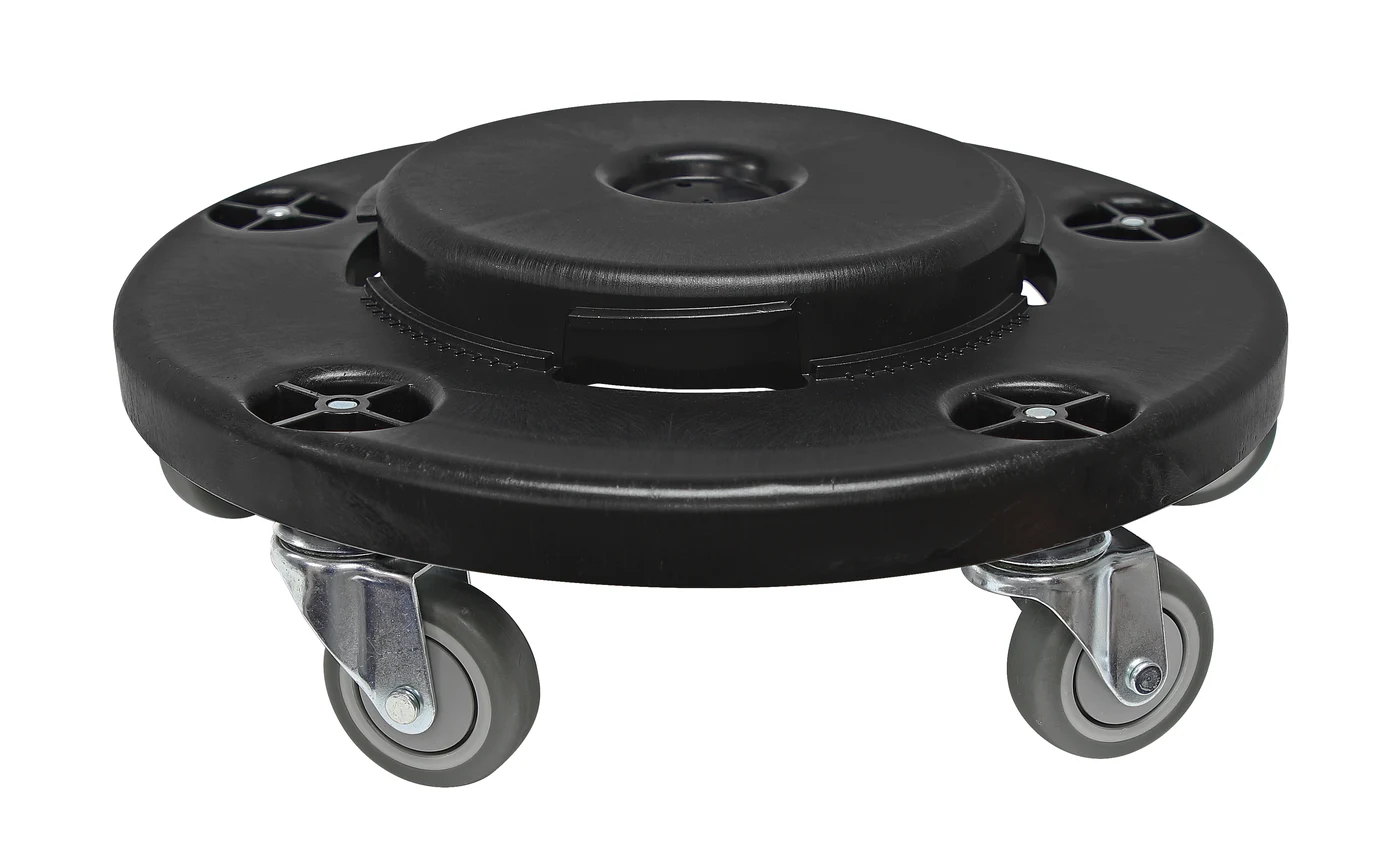 Quantum CTC-DLY Crusader Quiet Dolly, 1,000 lb capacity, Black/Gray Metalic