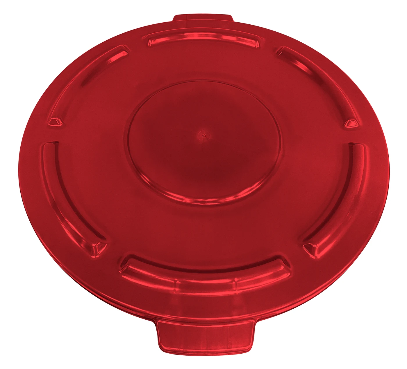 Quantum CTC-L10RD Round Heavy-duty Utility Container Lid, Red