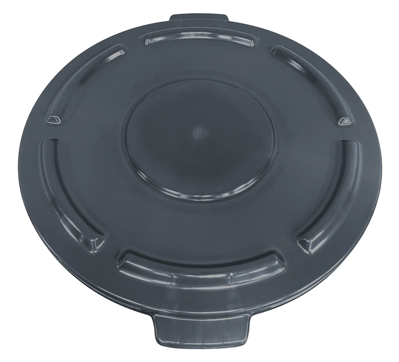 Quantum CTC-L44GY Round Heavy-duty Utility Container Lid, Gray