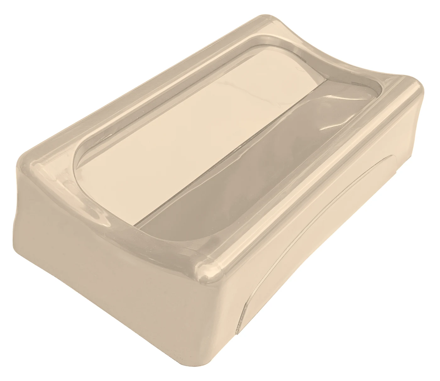 Quantum CTH-LDSBG Crusader Thin Container Drop Shot Lid, Beige