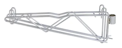 Quantum DCB18 Cantilever Multiple Shelf Post Wall Mount, Chrome