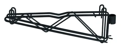 Quantum DCB18BK Cantilever Multiple Shelf Post Wall Mount, Black