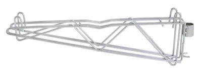 Quantum DCB21 Cantilever Multiple Shelf Post Wall Mount, Chrome