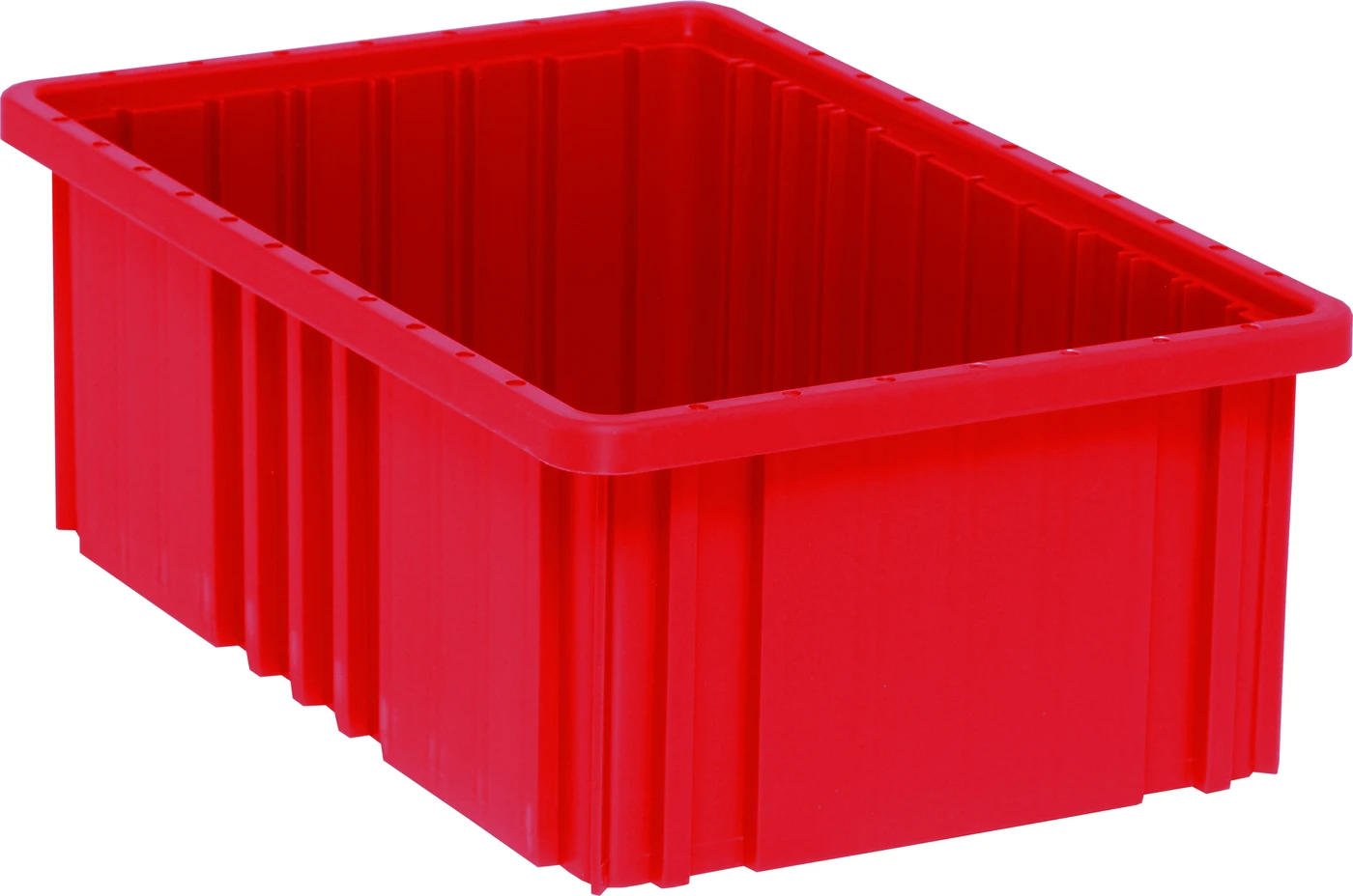 Quantum DG92060RDNB Dividable Grid Container, 16-1/2"L x 10-7/8"W x 6"H, Red