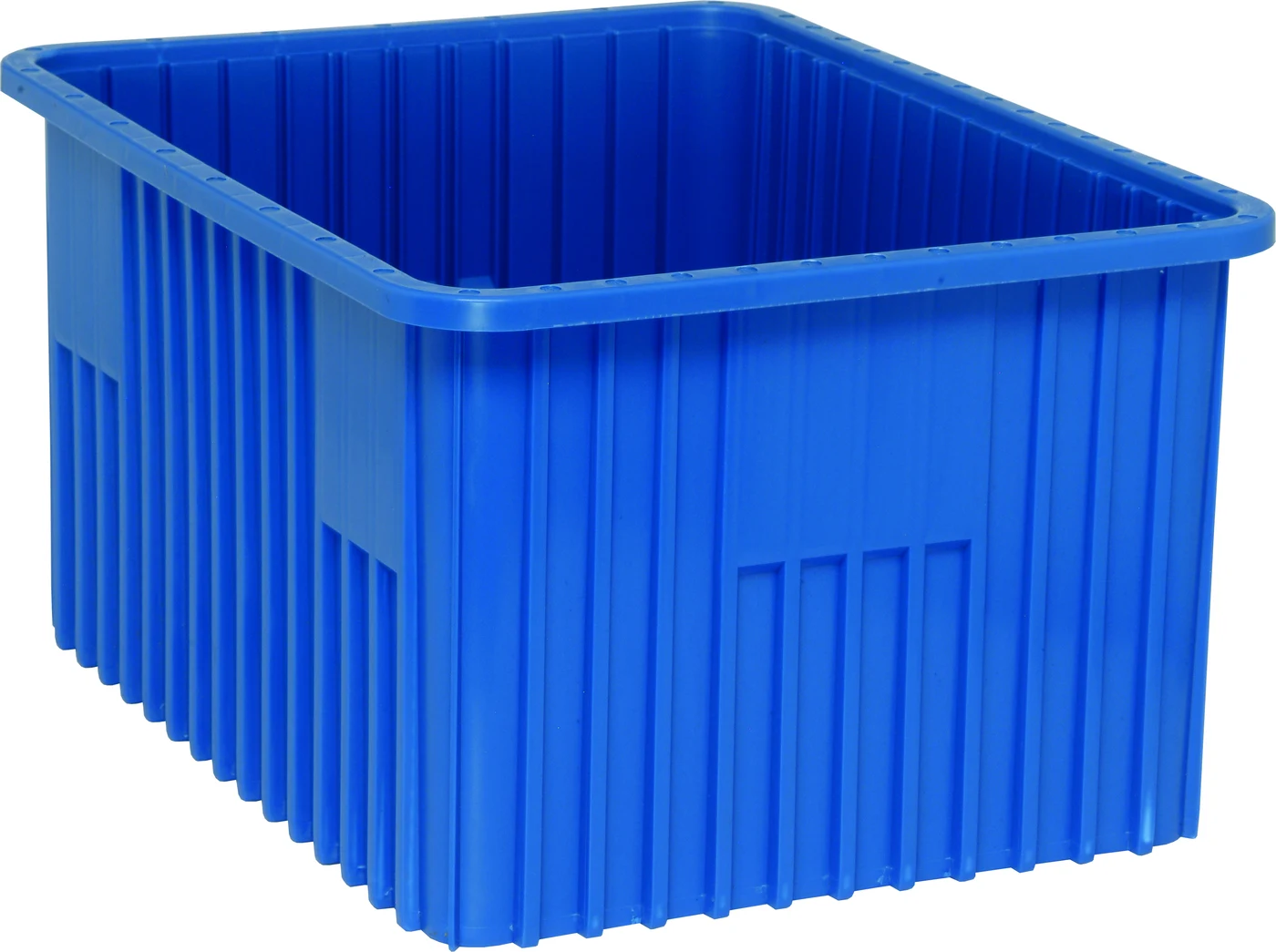 Quantum DG93120BLNB Dividable Grid Container, 22-1/2"L x 17-1/2"W x 12"H, Blue