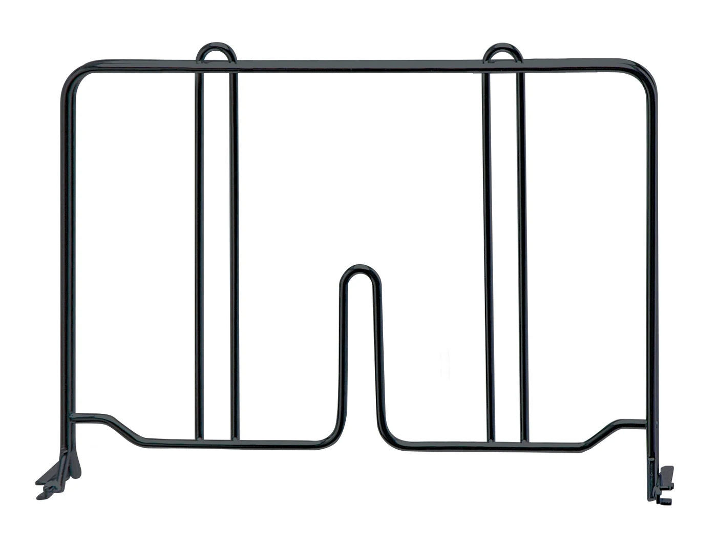 Quantum DIV12BK Wire Shelf Divider, 12"D x 8"H, Black