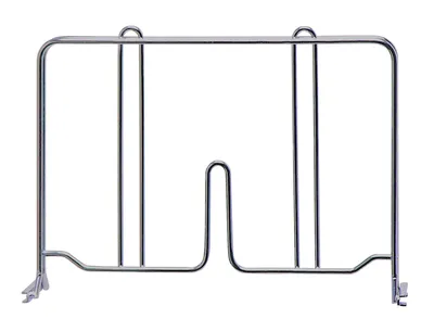 Quantum DIV12S Wire Shelf Divider, 12"D x 8"H, Stainless